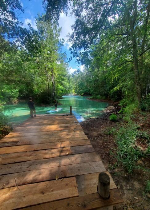 Waller Waterfront Treehouse In A Magical Forest מראה חיצוני תמונה