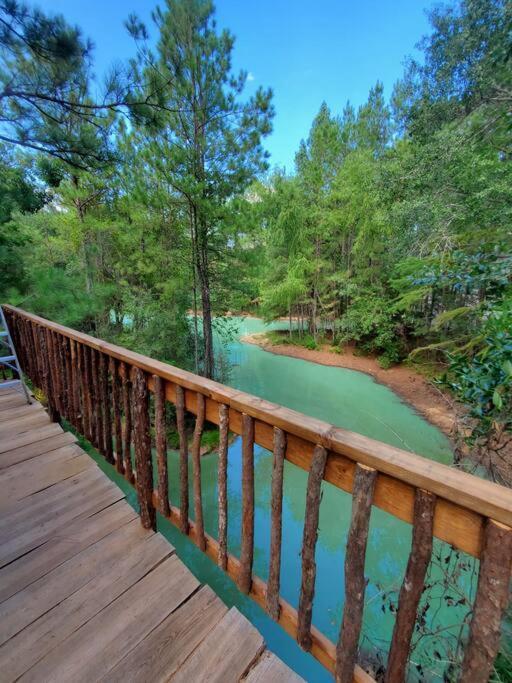 Waller Waterfront Treehouse In A Magical Forest מראה חיצוני תמונה